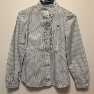 バーバリーブルーレーベル(BURBERRY BLUE LABEL)のバーバリーブルーレーベル フリルブラウス(シャツ/ブラウス(長袖/七分))