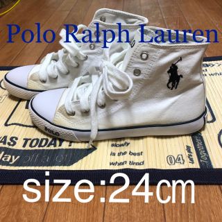 ポロラルフローレン(POLO RALPH LAUREN)のPolo Ralph Lauren ハイカット キャンバススニーカー (スニーカー)