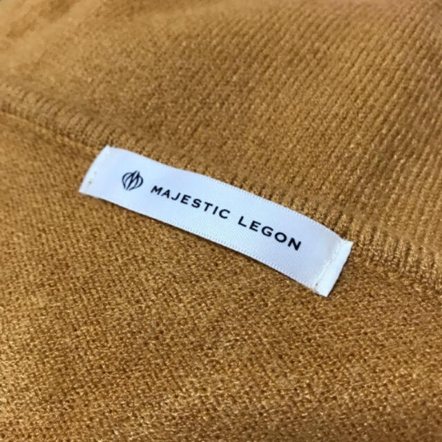 MAJESTIC LEGON(マジェスティックレゴン)の【美品】最終値引 MAJESTIC LEGON バルーン袖ニット イエロー レディースのトップス(ニット/セーター)の商品写真