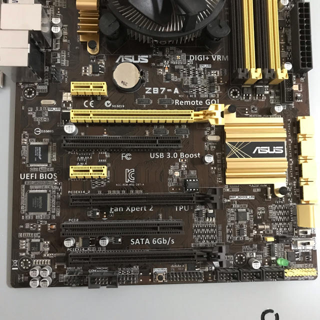 ASUSZ87-ACPUASUS Z87-A マザーボード ＋ Intel Core i7-4770K