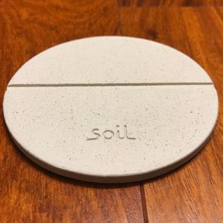 ソイル(SOIL)の未使用品！soilおしゃれコースター丸3枚セット！(テーブル用品)