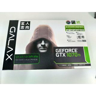 中古　GTX1070Ti-E8GB/WHITE　付属品揃ってます(PCパーツ)