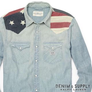 デニムアンドサプライラルフローレン(Denim & Supply Ralph Lauren)のフラッグ コットン ウエスタン シャツ(シャツ)