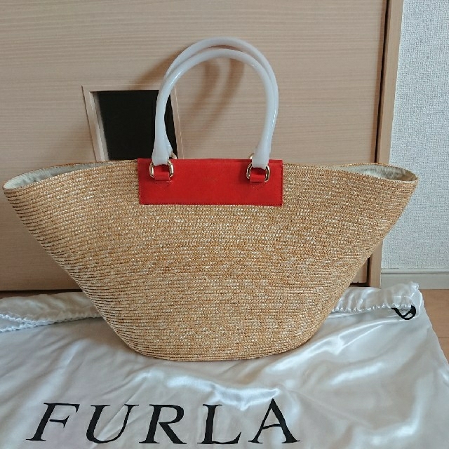 Furla(フルラ)のななお様専用♪ FURLA カゴバッグ レディースのバッグ(かごバッグ/ストローバッグ)の商品写真