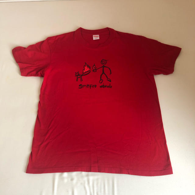 Supreme(シュプリーム)のSupreme 18ss Spitfire Cat Tee Red M メンズのトップス(Tシャツ/カットソー(半袖/袖なし))の商品写真