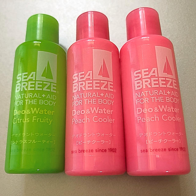 SEA BREEZE(シーブリーズ)のシーブリーズ20ml×3本《デオ&ウォーター》《新品・未使用》《ミニボトル》 コスメ/美容のボディケア(制汗/デオドラント剤)の商品写真