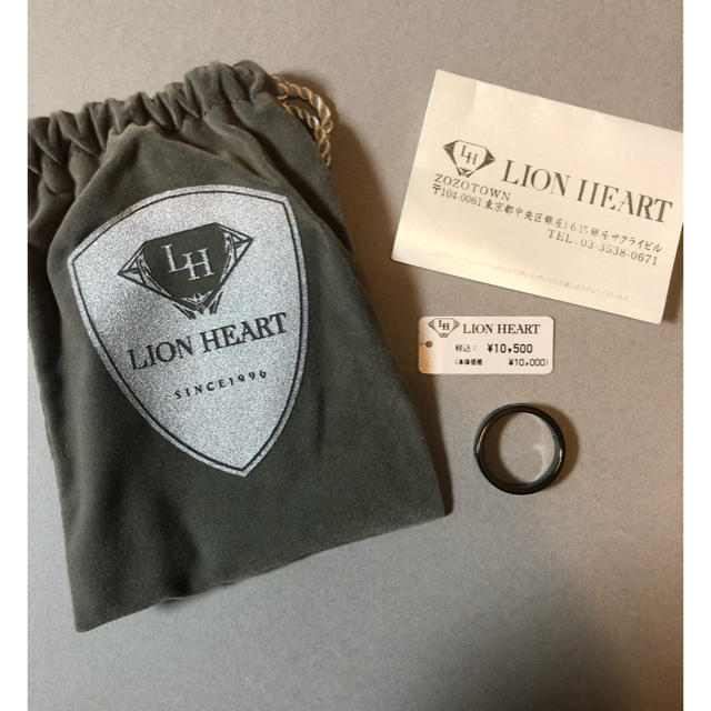 LION HEART(ライオンハート)のシン様専用 新品☆LION HEART ブラックリング メンズのアクセサリー(リング(指輪))の商品写真