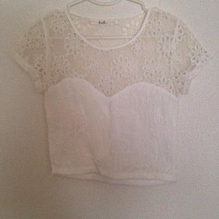 ダズリン(dazzlin)のショート丈トップス♡ダズリン(Tシャツ(半袖/袖なし))