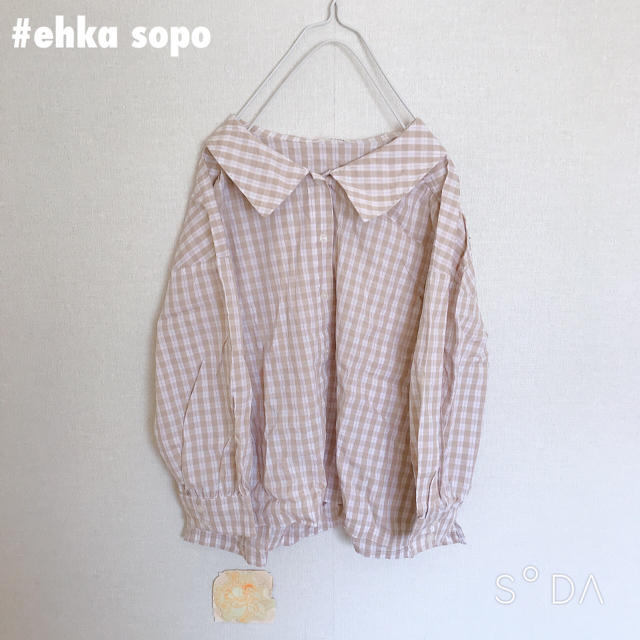 ⚮̈⚘﻿ehka sopo 7分袖シャツ⚮̈⚘﻿