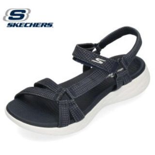 スケッチャーズ(SKECHERS)のSKECHERSレディースサンダル ON-The-GO 600 ネイビー(サンダル)