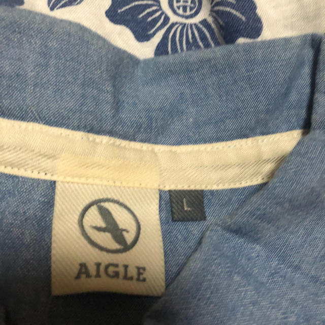 AIGLE(エーグル)のAIGLE 長袖ポロシャツ メンズのトップス(Tシャツ/カットソー(七分/長袖))の商品写真