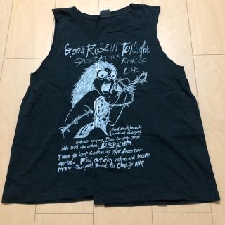 アールエヌエー(RNA)のRNAアールエヌエー切りっぱなしタンクトップ黒M大きめ(Tシャツ(半袖/袖なし))