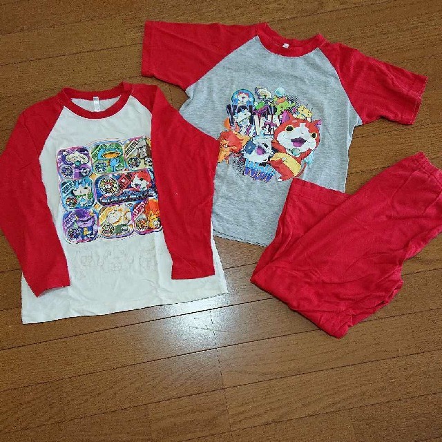 妖怪ウォッチ*パジャマ*130cm*半袖*長袖 キッズ/ベビー/マタニティのキッズ服男の子用(90cm~)(パジャマ)の商品写真