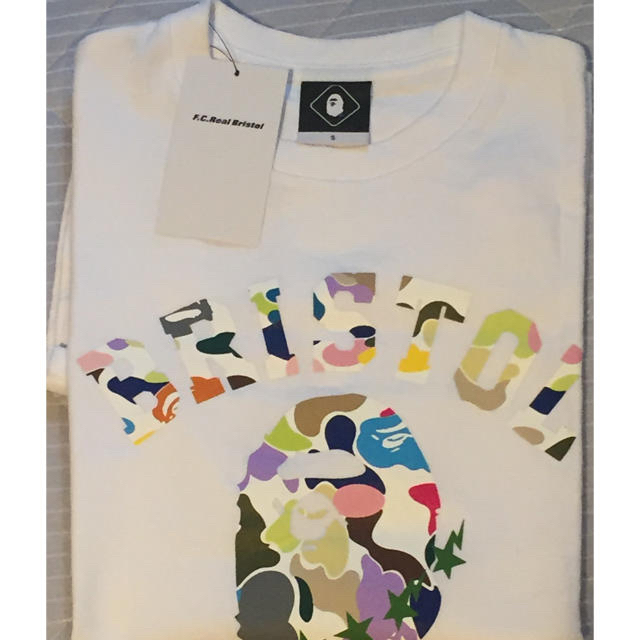 F.C.R.B.(エフシーアールビー)の美品F.C.R.BAPE★MULTI CAMO COLLEGE TEE 定価以下 メンズのトップス(Tシャツ/カットソー(半袖/袖なし))の商品写真