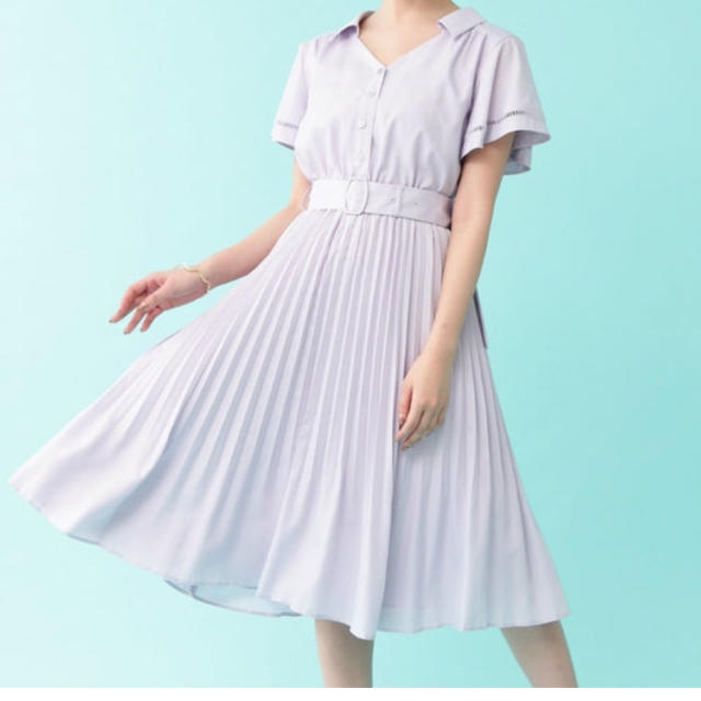 JILL by JILLSTUART(ジルバイジルスチュアート)のJILL by JILL STUART フレアスリーブシャツワンピース レディースのワンピース(ひざ丈ワンピース)の商品写真