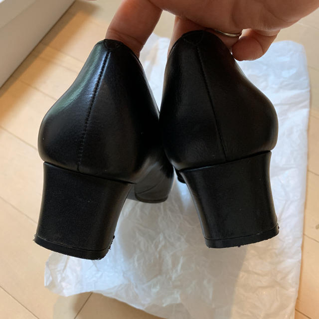 かぼりん様 パンプス 黒 25㎝ レディースの靴/シューズ(ハイヒール/パンプス)の商品写真