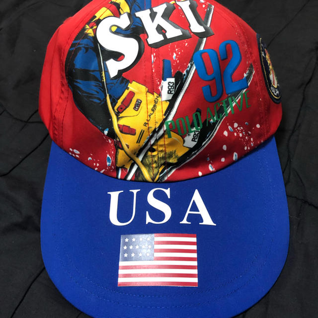 polo ski Cookie ユニバッジ 1992 キャップ  92帽子