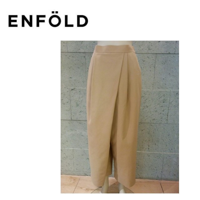 エンフォルド ENFOLD　ハイツイストCOゴムワイドパンツ