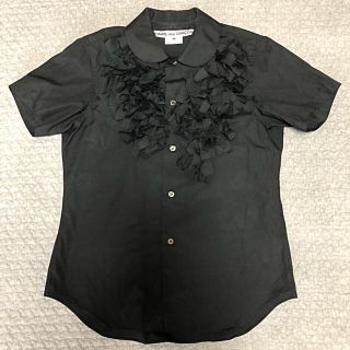 コムデギャルソン(COMME des GARCONS)のコムデギャルソン  半袖フリルブラウス(シャツ/ブラウス(半袖/袖なし))