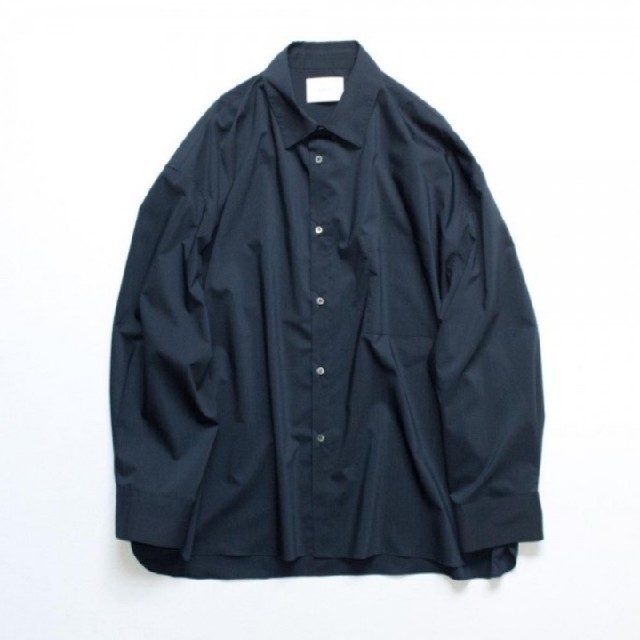 stein OVERSIZED DOWN PAT SHIRT・NAVY