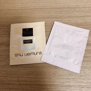 シュウウエムラ(shu uemura)のシュウウエムラ ファンデーション×1 下地×1 サンプル(サンプル/トライアルキット)