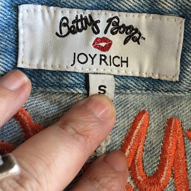 JOYRICH(ジョイリッチ)のジョイリッチ☆新品未使用ブープちゃんデニムスカート レディースのスカート(ミニスカート)の商品写真