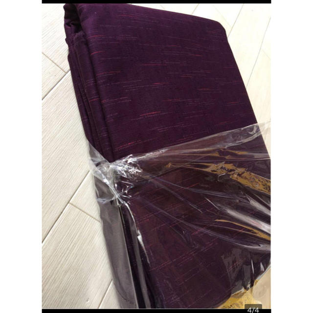 綺麗な紫色★計14.9m*和調線描き紫地コットン生地和風ハンドメイド布地材料木綿 2