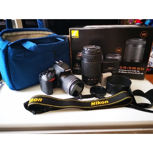 クーポン利用で2750円&送料無料 完品 美品 Nikon D5600 ダブルズーム
