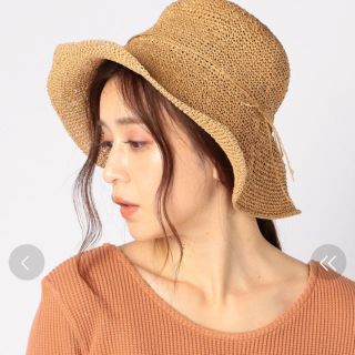 シップス(SHIPS)の新品 SHIPS 細編みペーパーハット☆(麦わら帽子/ストローハット)