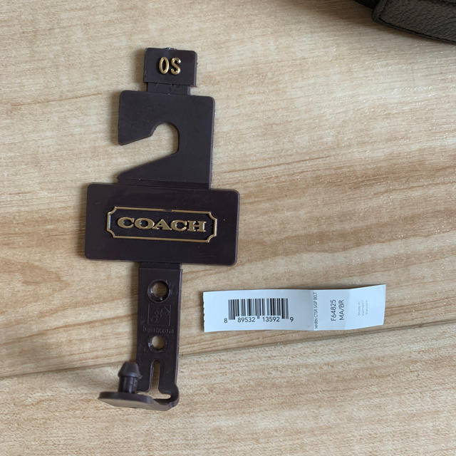 COACH コーチ F64825 MHRN CTSR SIGP BELT