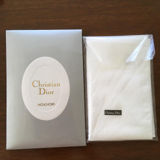 クリスチャンディオール(Christian Dior)の★同梱用★ 白 ハンカチ(ハンカチ)