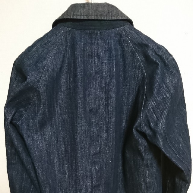 nanamica(ナナミカ)のnanamica ナナミカ ステンカラーコートXS ゴアテックスデニム メンズのジャケット/アウター(ステンカラーコート)の商品写真