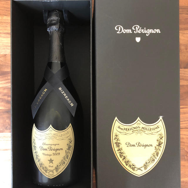 Dom Pérignon(ドンペリニヨン)のドンペリニョン 2009 ヴィンテージ ビズリーチ10周年 ドンペリ 白 食品/飲料/酒の酒(シャンパン/スパークリングワイン)の商品写真