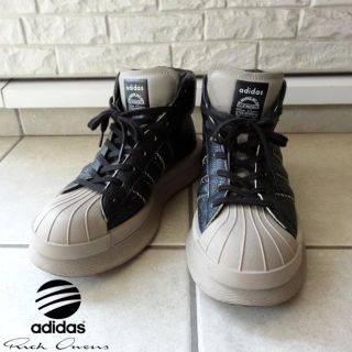 リックオウエンス(Rick Owens)のAdidasxRick Owens マストドンプロモデル レザースニーカー 25(スニーカー)