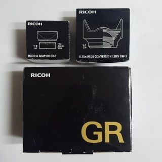 リコー(RICOH)のリコー　GR(aps-c) 　レンズフード　ワイコンセット(コンパクトデジタルカメラ)