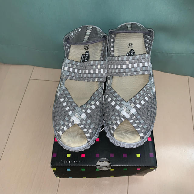 ROCK SPRING(ロックスプリング)の☆ROCK SPRING オープントゥ厚底軽量サンダル レディースの靴/シューズ(サンダル)の商品写真