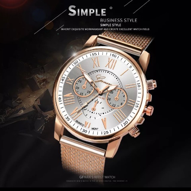 Geneva腕時計　レディースウォッチ　ピンク レディースのファッション小物(腕時計)の商品写真