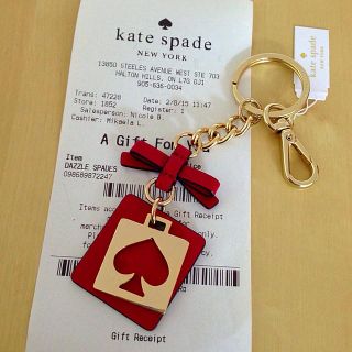 ケイトスペードニューヨーク(kate spade new york)のケイトスペード☆新品☆キーホルダー(キーホルダー)