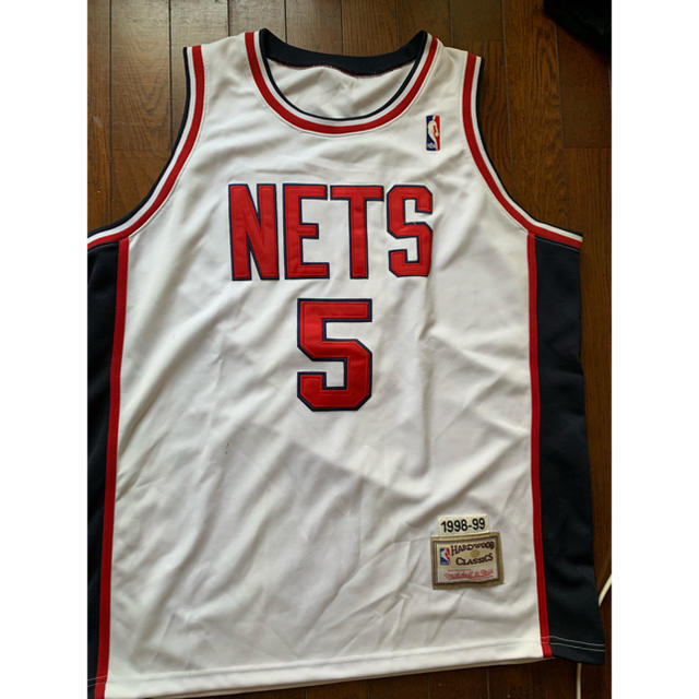 MITCHELL & NESS(ミッチェルアンドネス)のmitchell&ness nets kidd Authentic Jersey スポーツ/アウトドアのスポーツ/アウトドア その他(バスケットボール)の商品写真