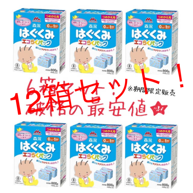 破格値★ はぐくみ　エコらくパック　１２箱セット　送料無料