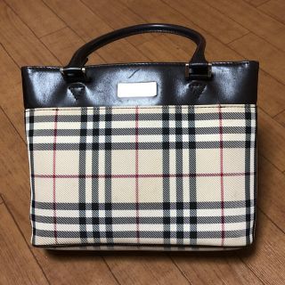 バーバリー(BURBERRY)のBURBERRY ノバチェックハンドバッグ(ハンドバッグ)