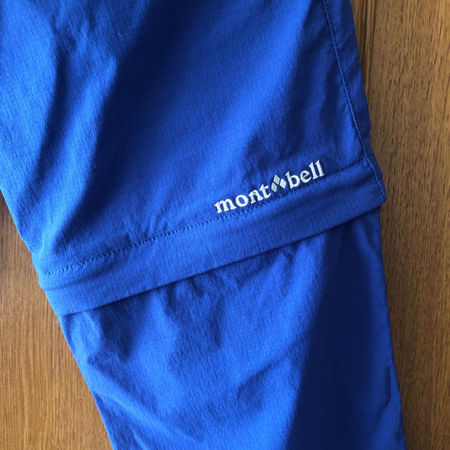 mont bell(モンベル)のモンベル mont-bell パンツ キッズ 120 ブルー キッズ/ベビー/マタニティのキッズ服男の子用(90cm~)(パンツ/スパッツ)の商品写真