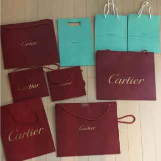 カルティエ(Cartier)のカルティエ ティファニー紙袋(ショップ袋)