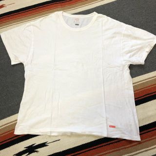 シュプリーム(Supreme)のsupreme Hanes 白tee(Tシャツ/カットソー(半袖/袖なし))