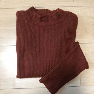 ユニクロ(UNIQLO)のリブハイネックT(Tシャツ(長袖/七分))