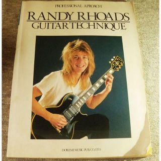 RANDY RHOADS GUITAR TECHNIQUE(楽譜)