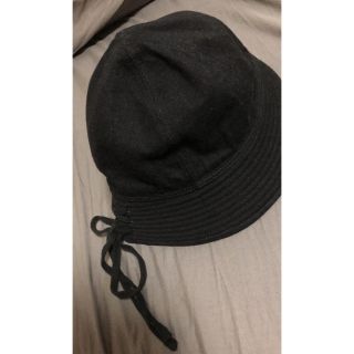 アンユーズド(UNUSED)のUNUSED 17ss 13.5oz denim hat ブラック(ハット)