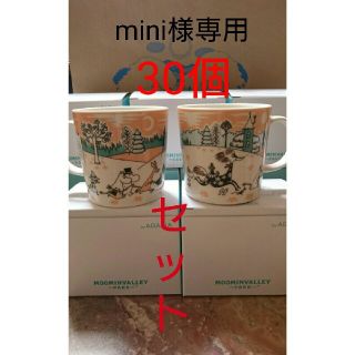 アラビア(ARABIA)の30個セット MOOMIN VALLEY PARK / ARABIAマグカップ(食器)