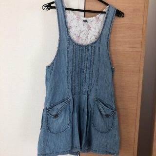 ザラキッズ(ZARA KIDS)のデニムワンピース(ミニワンピース)