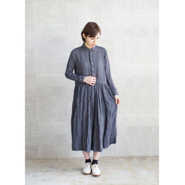 超歓迎された RD.M.Co- リネンオーバーサイズシャツドレス